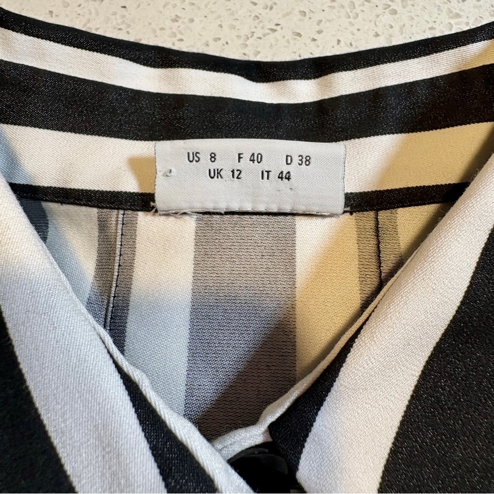 Akris Punto Striped Shirtdress Tunic Size 8 - Picture 10 of 10